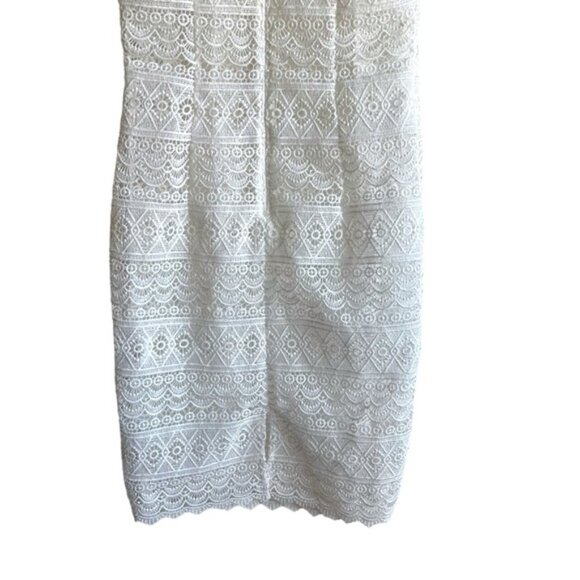 Abyss by Abby Lace Dress Size Small White - Picture 8 of 14